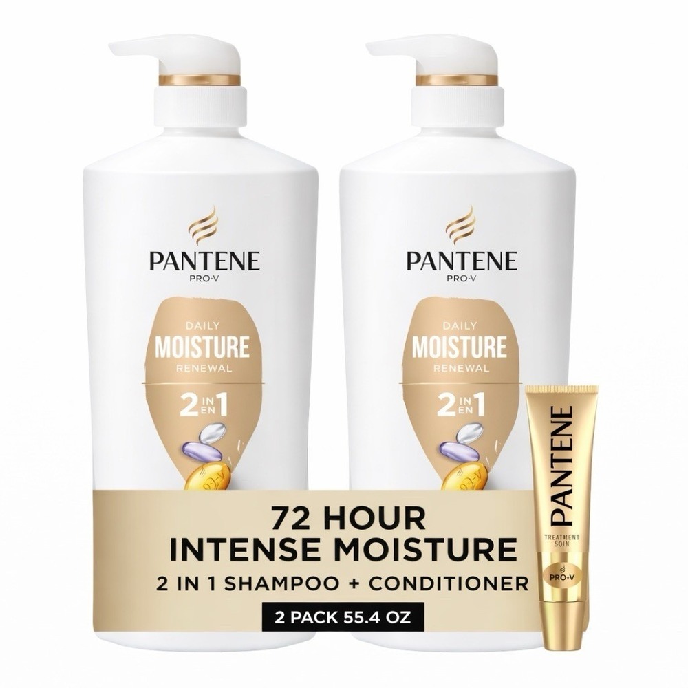 Pantene - Daily Moisture Renewal‎ 2in1 (27.7oz x2) - Pro-V Set